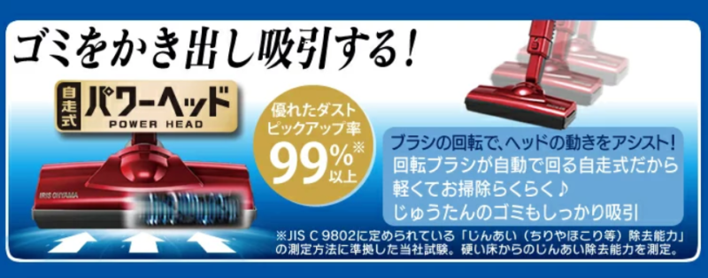自走式のヘッド
