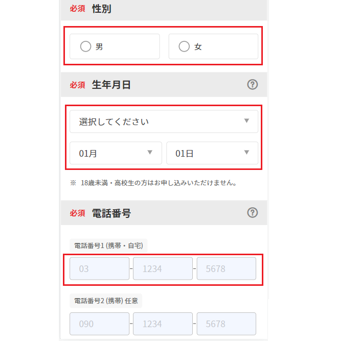 楽天カードの申し込み手順5