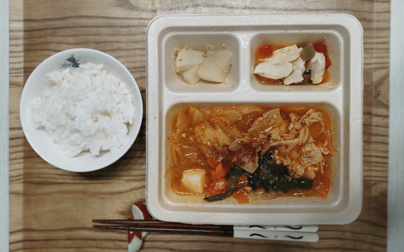 三ツ星ファームのお弁当とご飯